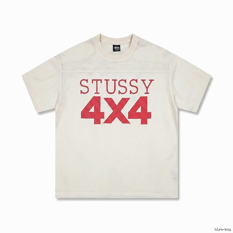 Stussy 4X4 Retro Style White T-shirt