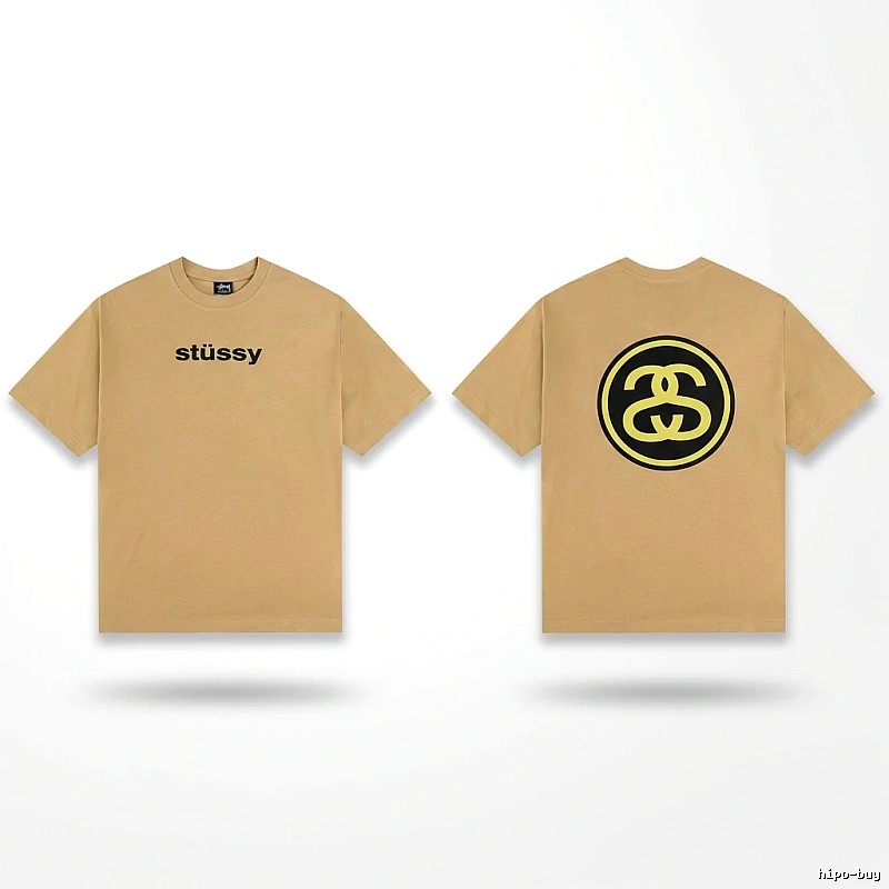 Stussy classic khaki short-sleeve