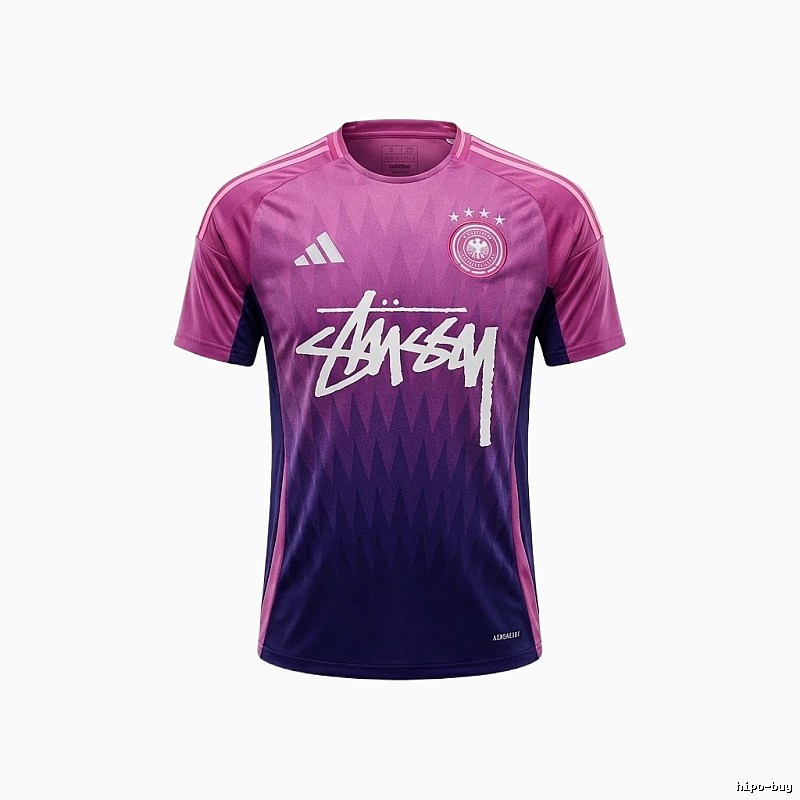 Stussy Gradient Style Pink-Purple T-shirt