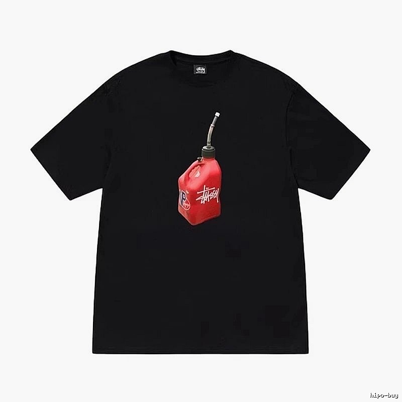 Stussy Monogram Graphic T-shirt Black White Stussy for Layered Styling