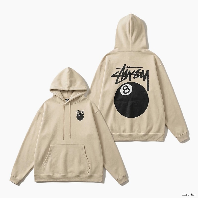 Stussy No.8 Ball Simple Style Hoodie