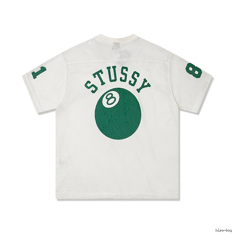 Stussy No.8 Ball White Trendy T-shirt
