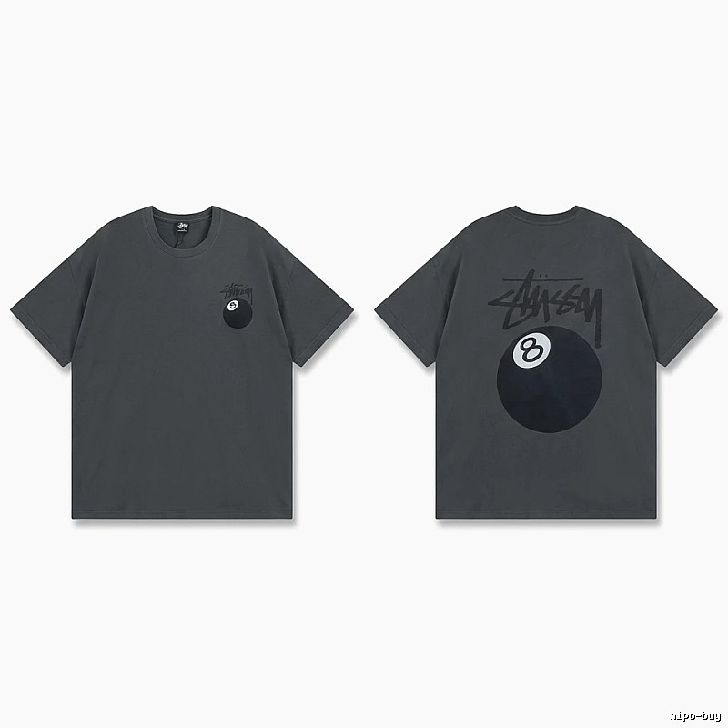 Stussy No.8 Retro Black T-shirt