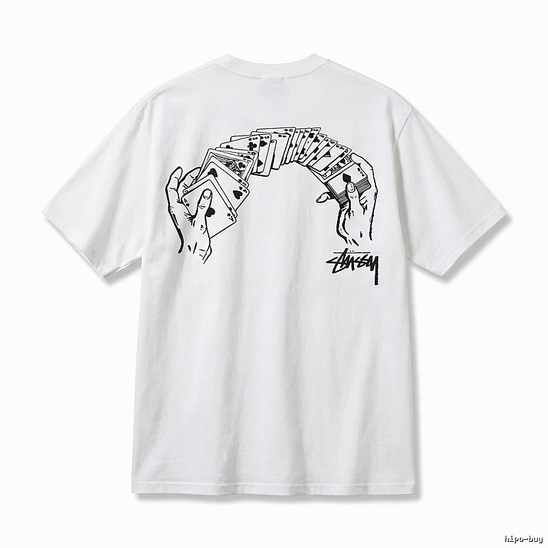Stussy Poker Print Style T-shirt