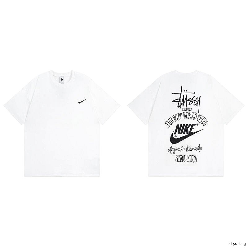 Stussy White Spider Graphic T-Shirt Poolside Style Logo