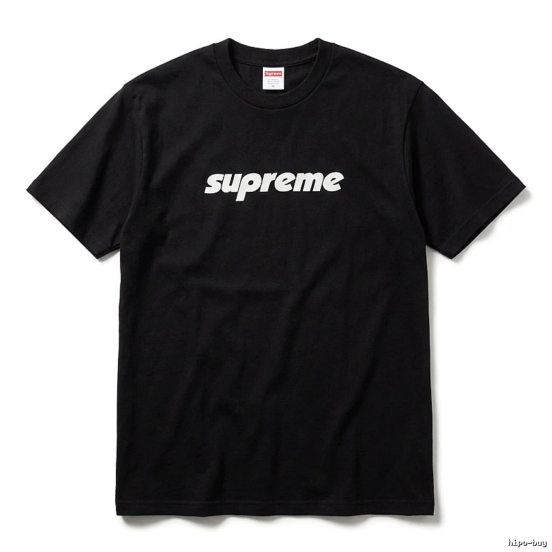 Supreme basic black T-shirt