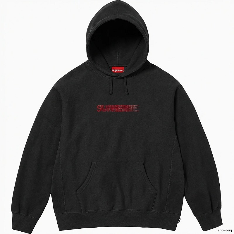 Supreme basic simple black sweatshirt