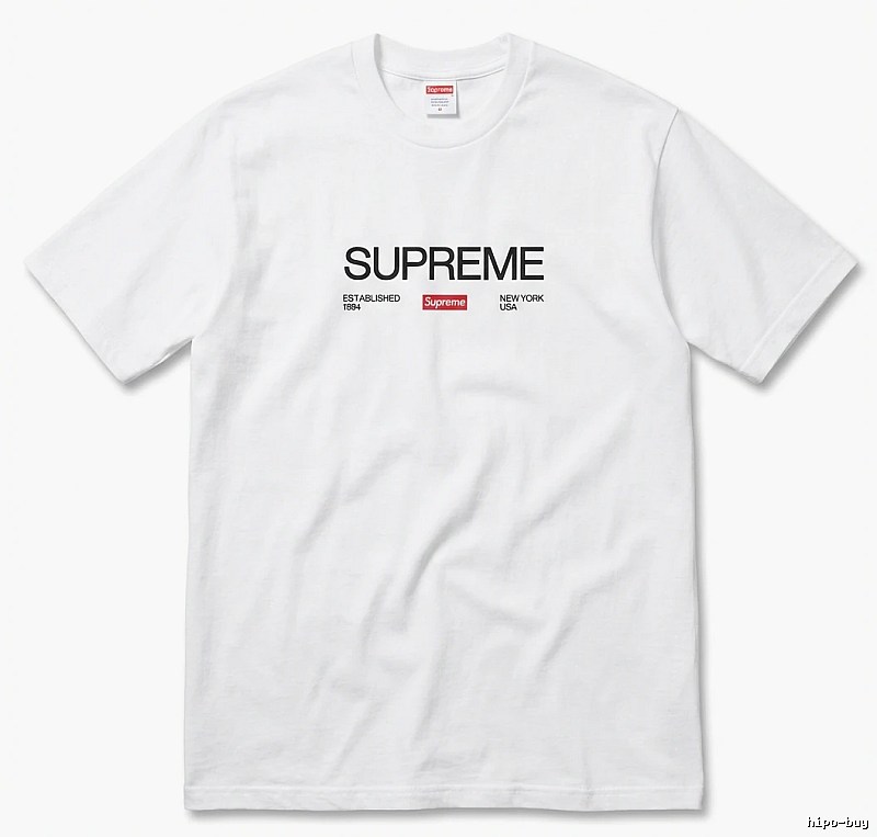 Supreme basic simple white T-shirt