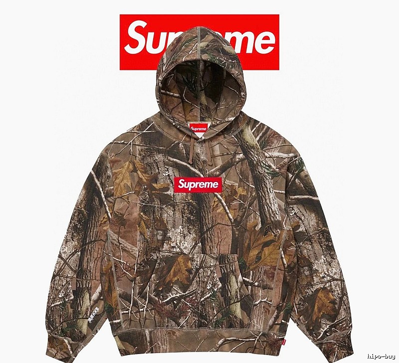Supreme Camo Hooded Sweatshirt with Red Hoodie for Cold Weather