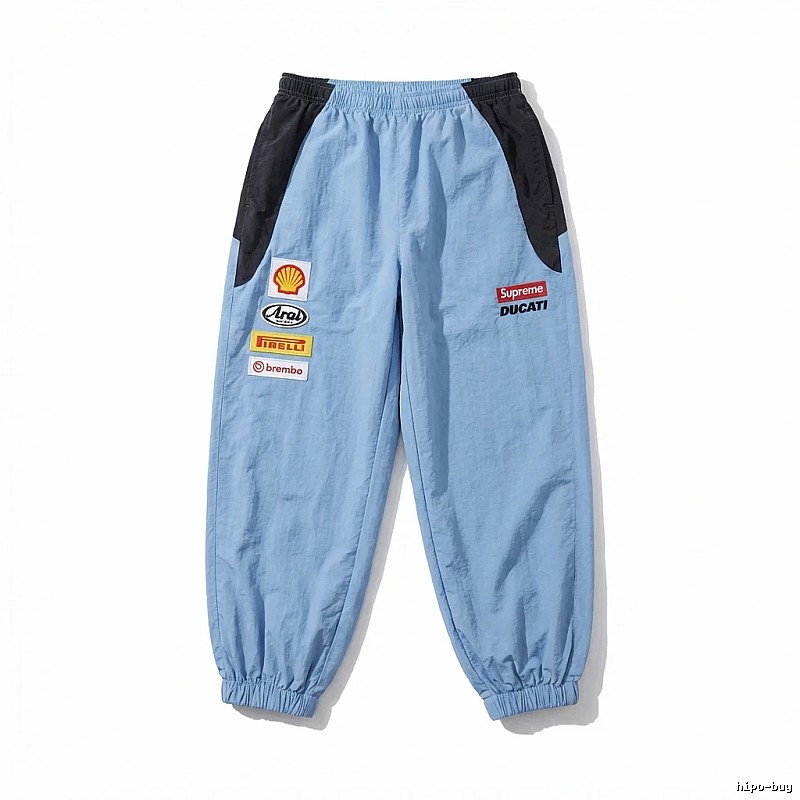 Supreme Ducati Co-branded Wind Blue Pants