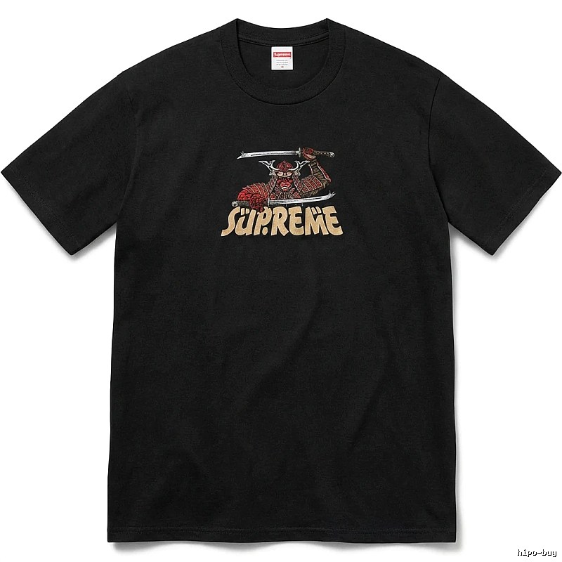 Supreme Samurai-style Black T-shirt