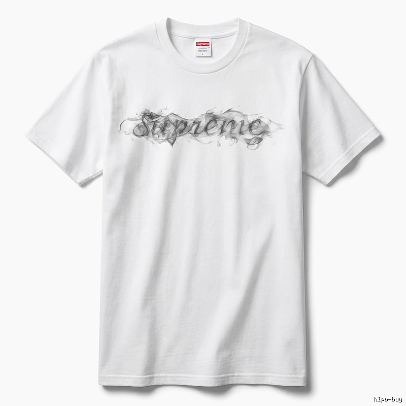 Supreme Smoke Style White T-shirt