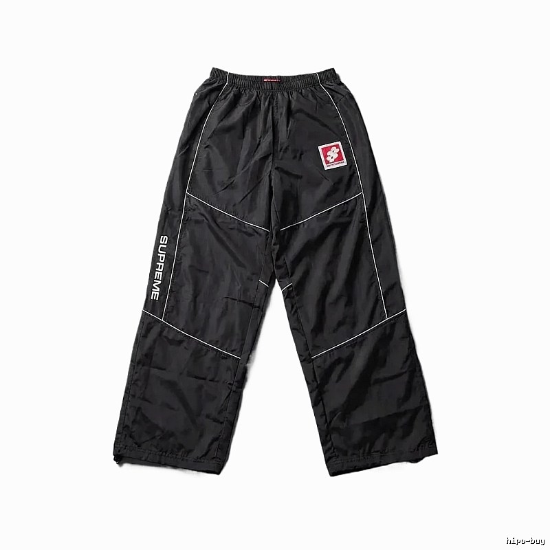 SUPREME sporty black long trousers
