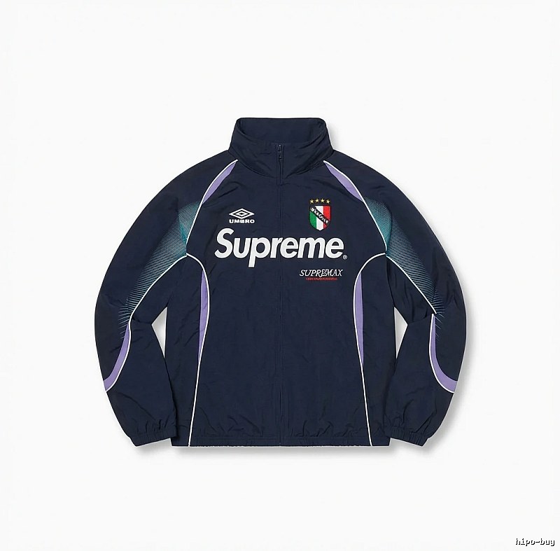 Supreme sporty dark blue jacket