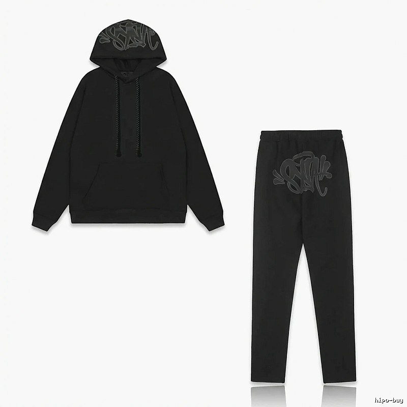 SynaWorld Trendy and Cool Style Black Suit