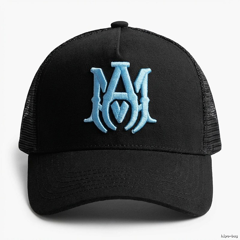 The classic black baseball cap of AMIRI.