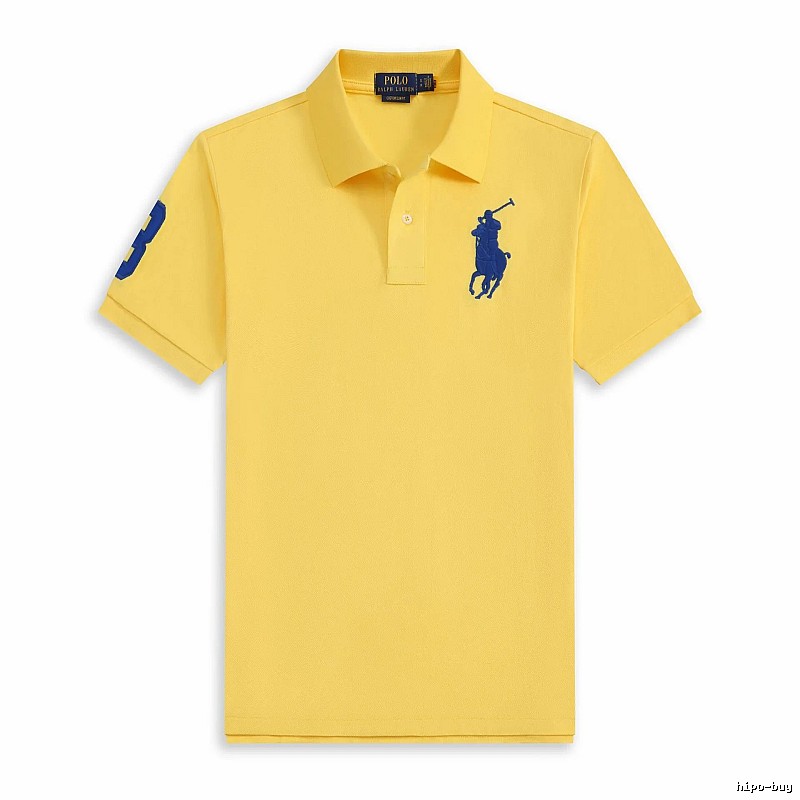 The classic yellow shirt of Ralph Lauren Polo.