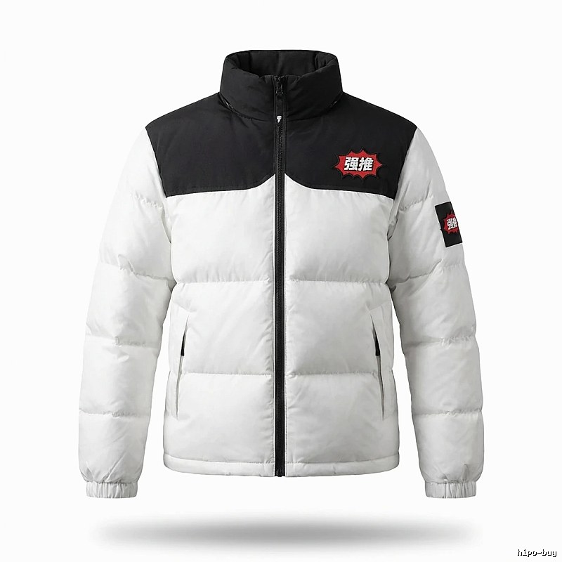 The North Face Black and White Trendy and Cool Down Jacket