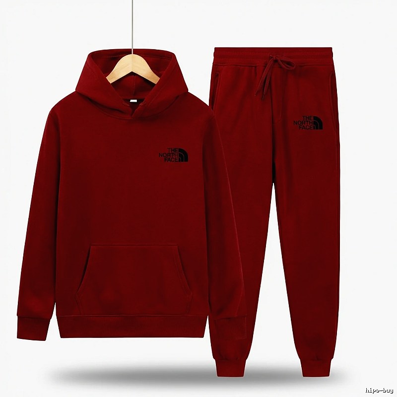The North Face Casual Sportswear Set (Red)