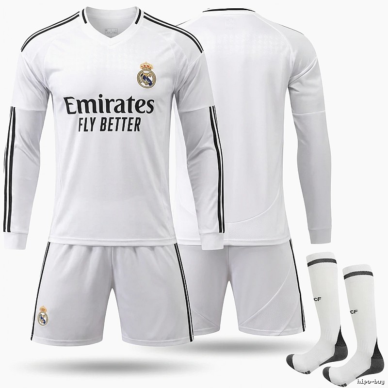 The white sporty jersey of Real Madrid.