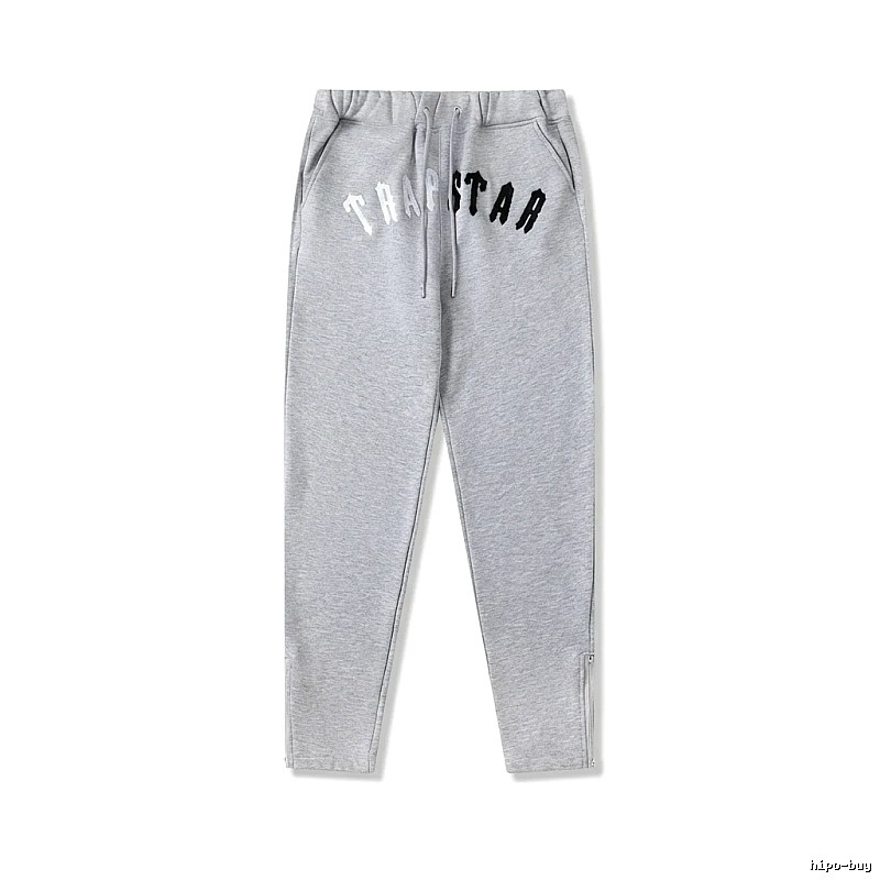 Trapstar Letter Style Grey Sweatpants