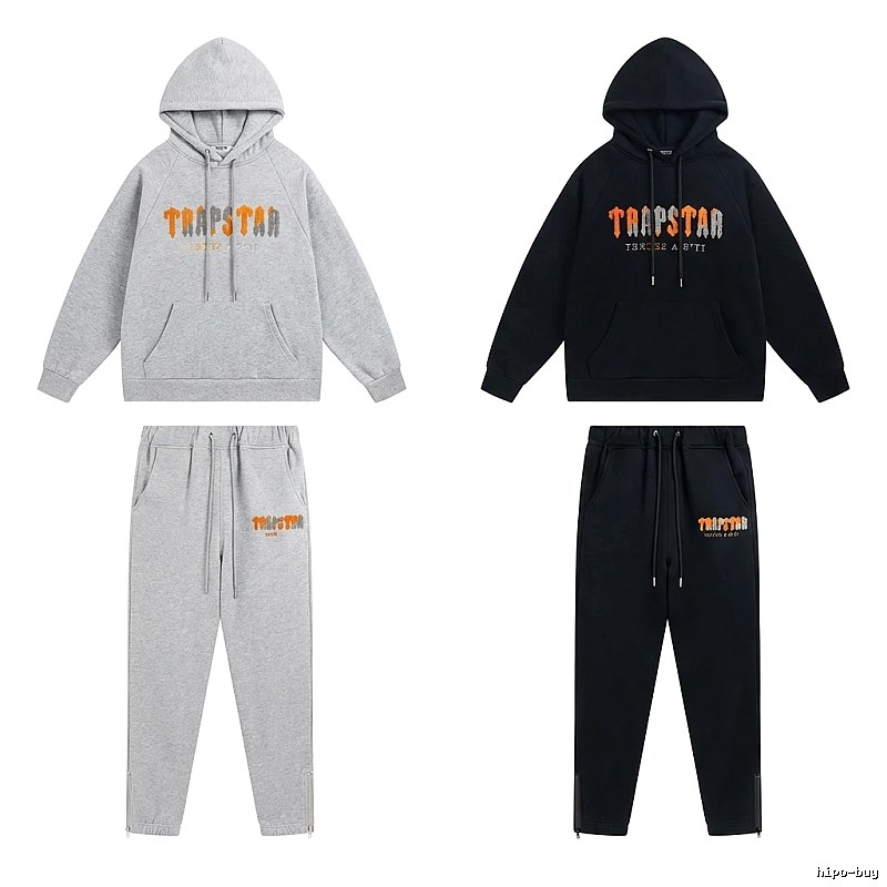 Trapstar Printed Streetwear Set (Grey/Black)