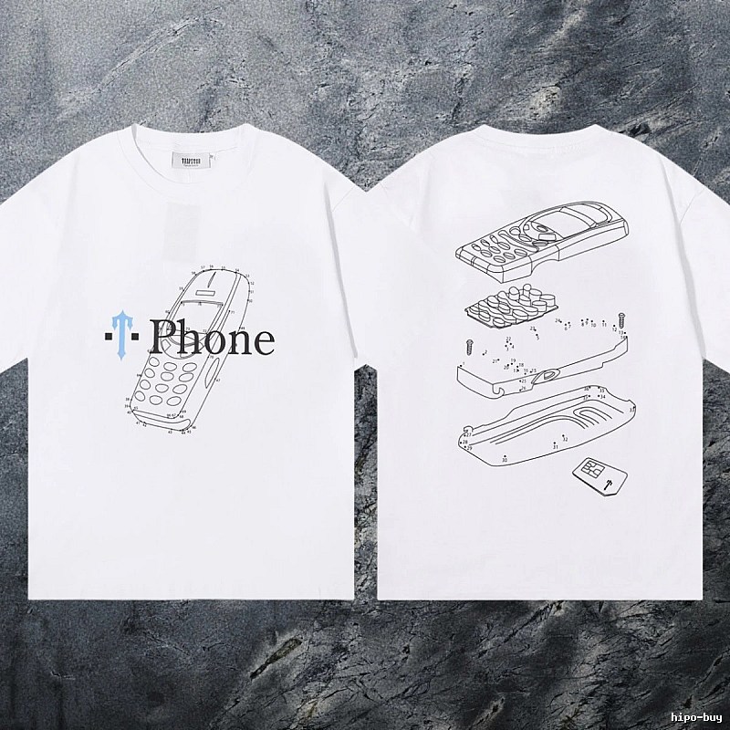 Trapstar Resort Keys graphic T-shirt Black White Key for Travel Looks