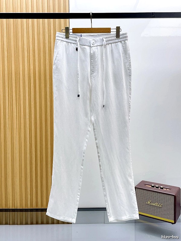 Travel White Wide Casual Pants