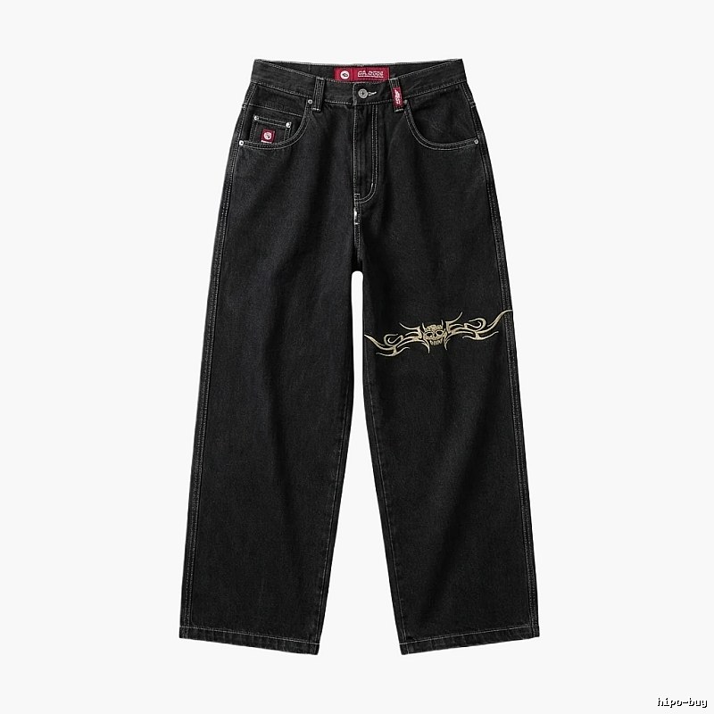 Y2K style black jeans